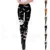 Womens Bats Prints Stretch Yoga Leggings Fitness Running Gym Sports Active Pants