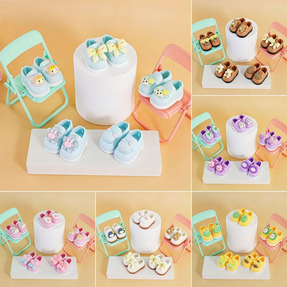 Мини-туфли ручной работы из ПВХ 4 см. Туфли для мультяшных кукол. Подарки на день рождения.