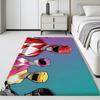 TV Series - P-Power R-Rangers Floor Mat Soft Flannel Entrance Door Mat Non Slip Absorbent Bathroom Bedroom Floor Rug