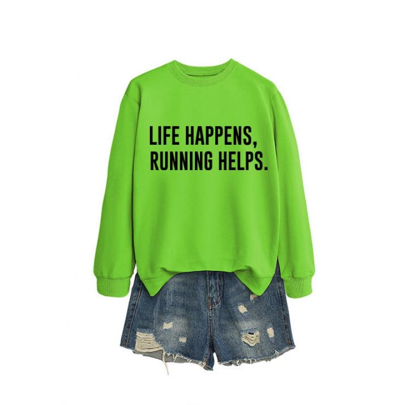 Womens Oversized Casual Long Sleeve Hoodie Sweatshirt With Print Design Comfort Fit