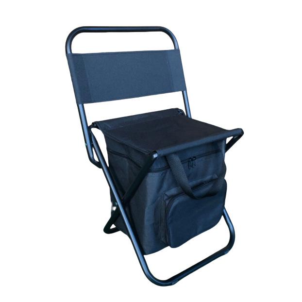 Portable Outdoor Folding Ice Pack Chair with Storage Bag with Backrest Insulation 3-in-1 Leisure Camping Fishing Chair