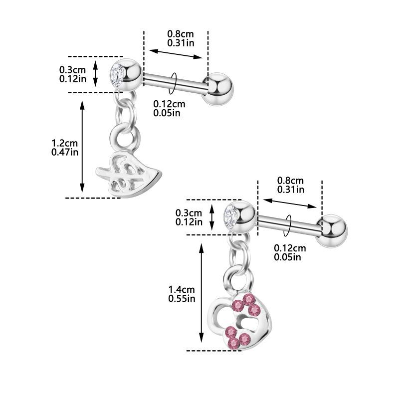 Luxury Metal Leaf and Mushroom Pendant Earrings