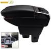 Organizer Car Center Console Armrest Storage Box For Honda Fit Jazz 2009 2010 2011 2012 2013 GE Ash Tray Cup Holder