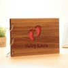 High-grade 10-inch Wood Carved DIY Album Wood Album Baby Life Album Creative Gift