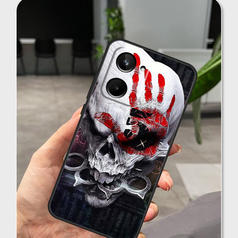 Крутой готический чехол с черепом для Realme 15 13 12 10 11 14 Pro Plus GT6 GT7 C55 C51 C35 C33 C61 C65 C67 C53 C71 C75