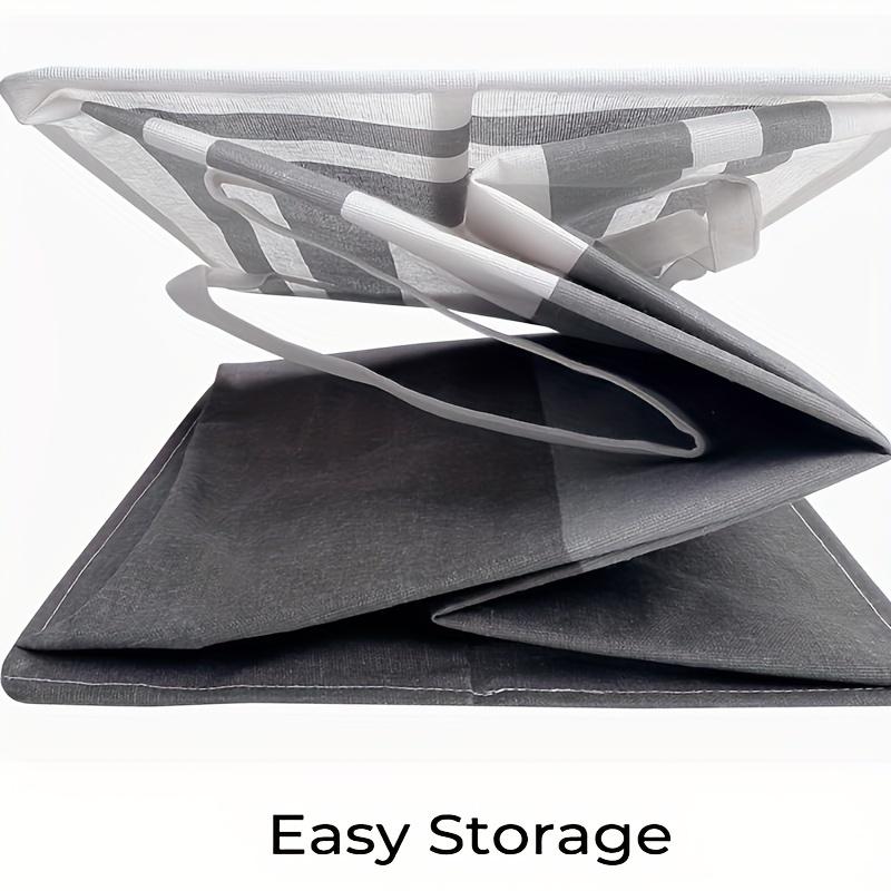 1 шт. Серая большая емкость водонепроницаемая хлопковая льняная корзина для грязного белья упрощенная коробка для хранения одежды складная сумка для хранения