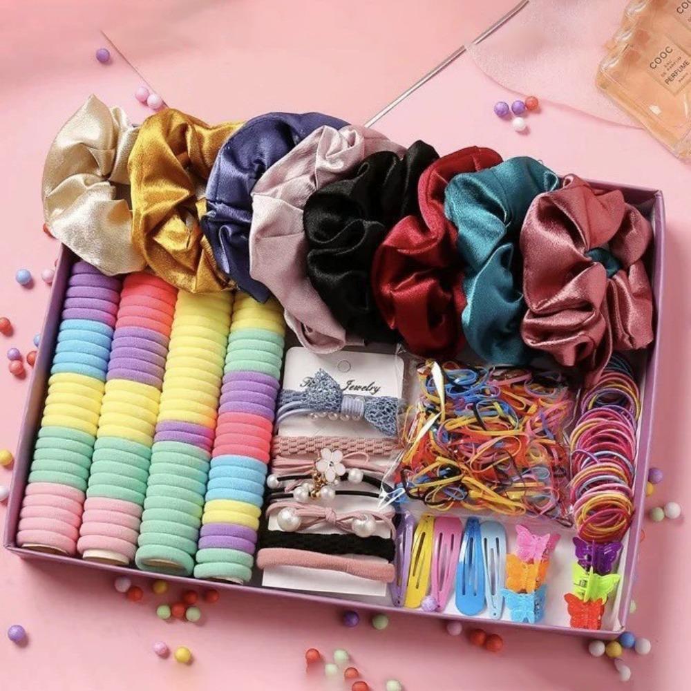 1175Pcs Sweet Elastic Hair Ties Cute Stretch Hair Bands Fashion Ponytail Holders for Women Girls