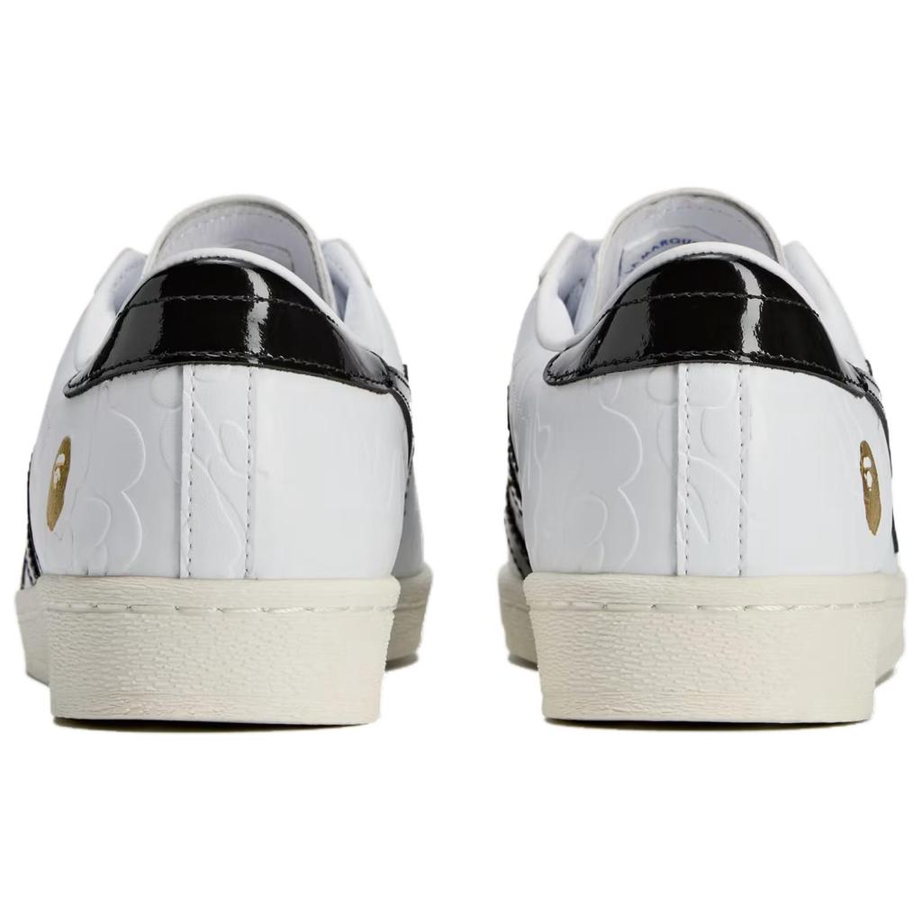 Superstar Bape x Superstar Adidas Originals Винтаж 'Белый Черный' JR2701