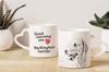 Bedlington Terrier, Rothbury Terrier, Rodbery Terrier - cup with a dog, adorable cup with a heart-shaped handle, universal gift from the Art-Dog brand