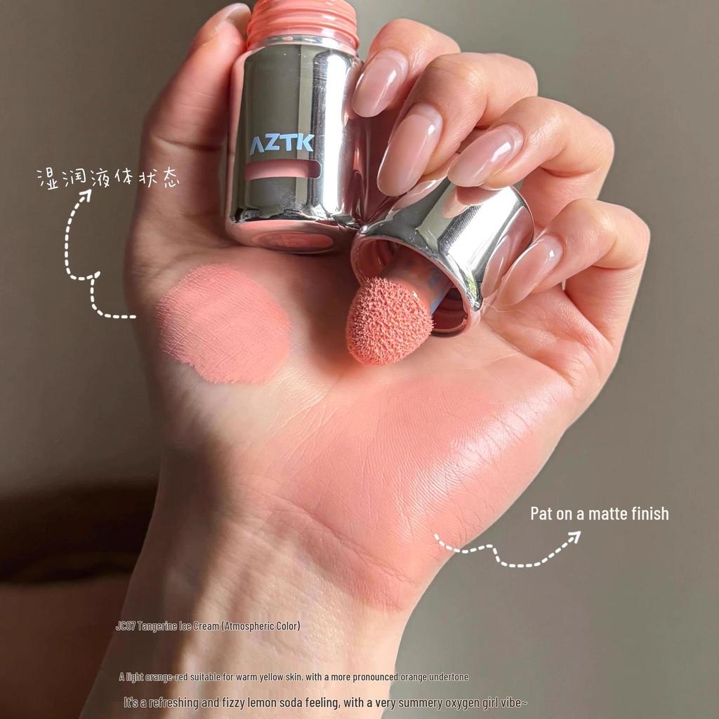 AZTK Liquid Matte Blush & Bronzer for Contouring and Highlighting In Blue and Purple Shades