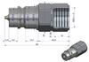 Szybkozłącze Hydrauliczne Wtyczka Z Eliminatorem Ciśnienia M22X1.5 Gwint Wew. Euro (Iso 7241-A) Waryński