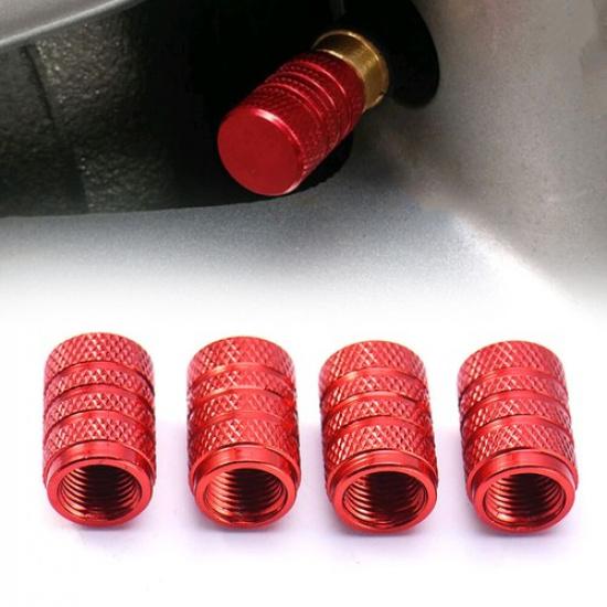 8x Aluminium SUV Car Wheel Tyre Valve Stem Air Dust Cover Screw Cap Accessories