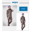 Mens Camo Full-Body UV Protection Diving Suit With Front Zipper Snorkeling Swimming Water Sports