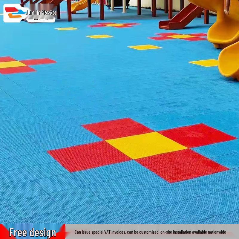 Kindergarten Outdoor Basketball Court & Track Plastic Floor Mats