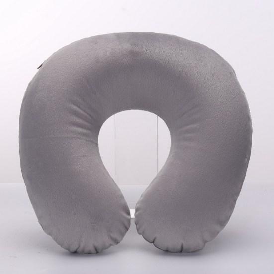 U-shaped Neck Cushion Inflatable Memory Foam Fatigue Relief Flight Headrest Sleep U-shaped Cushion Plane Accessories