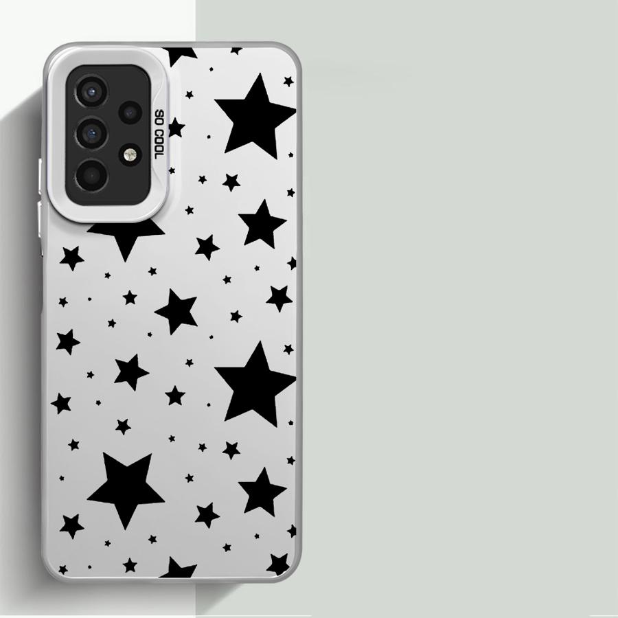 Пятиконечная звезда Чехол для телефона для Samsung Galaxy A14 A13 A15 A23 4G A34 A33 A53 A24 A54 A35 A55 5G A11 A12 Capa Чехол