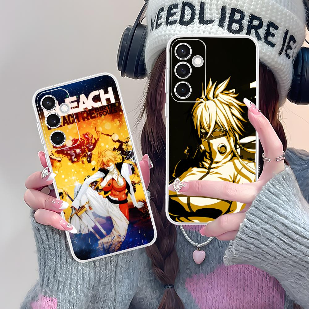 Чехол для телефона Bleach Tier Harribel для Samsung Galaxy S25 S24 S23 S22 S21Plus FE Ультрапрозрачный Цветной Чехол Красивый Чехол