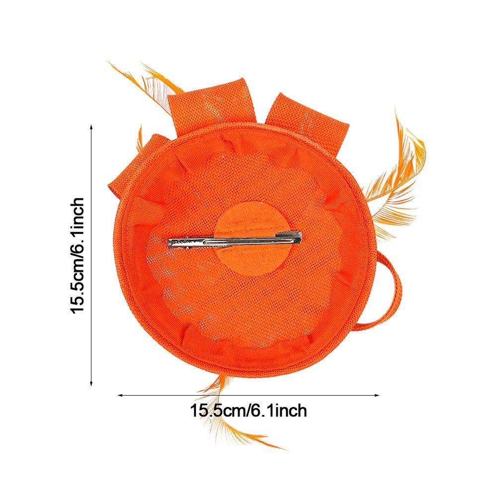 Шляпки-fascinator с перьями Цветочные аксессуары для волос Модный макияж Выпускной Женщины