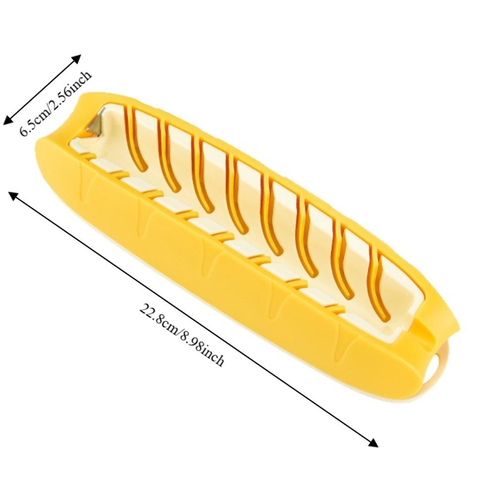 Non-stick Sausage Slicer Press Type Banana Cutter Commercial Hot Dog Cutter Easily Demouling