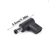 Угловой USB 3.0 Type C Female на 5.5x2.1мм 5.5x2.5мм Male Адаптер-удлинитель для зарядки