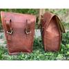 Motorcycle 3 Saddle Side Bags Sassy Bar Handlebar Luggage Tool Goat Leather