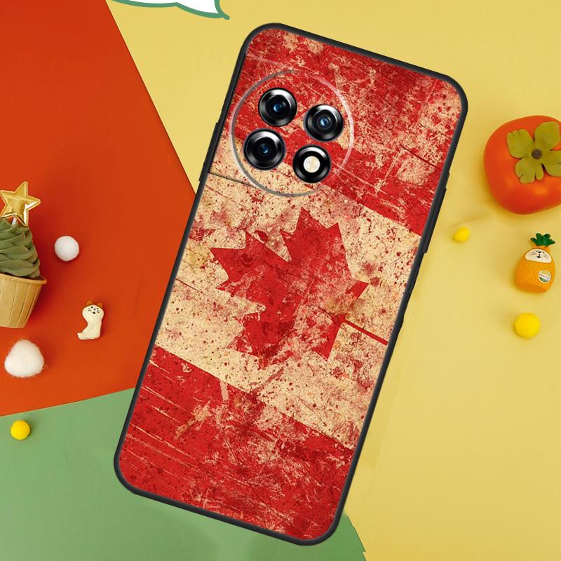 Канада Канадский флаг Чехол для OnePlus 9 10 Pro 11 12 13 15 13T 13R 12R 10T 8T Nord 5 CE 2 3 4 Lite N20 N30 Обложка