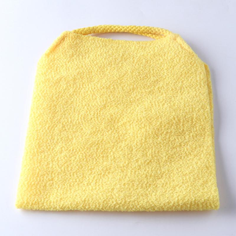 Exfoliating Rubbing Bath Towel Washcloth Elastic Shower Body Scrub Cleaning Massage Bath Towel Strap Body Washing Clean Towel