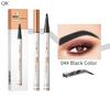 Waterproof Micro Liquid Eyebrow Pencil, Long-Lasting Non-Smudging Eyebrow Pencil, Natural Roots Are Clear, Four-Claw Water Eyebrow Pencil