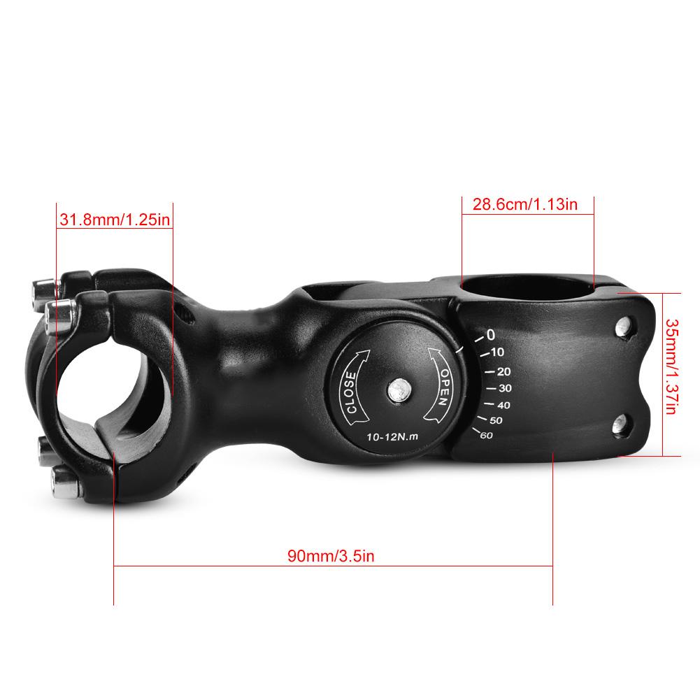 Wake Bikes Handlebar Stem Cycling Accessories for Mountain Bike Road Bicycle Black