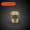 Copper Reducing Threaded Coupling Adapter for Male/Female: 1/2", 3/8", 1/4", 1/8" Connector