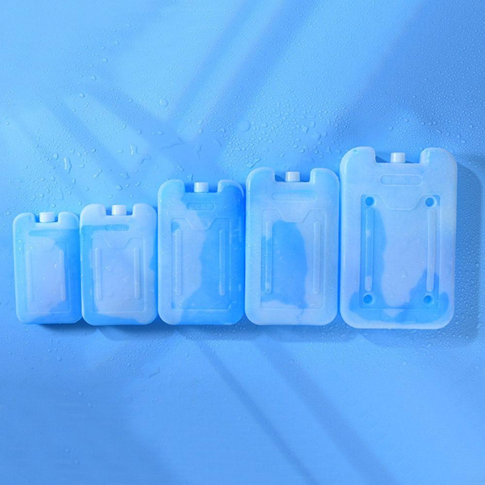 Reusable Ice Crystal Box Blue Picnic Cooler Box New Ice Box Air Conditioning Fan