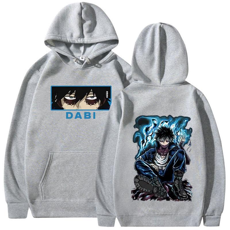 Толстовка с капюшоном «Мой герой Академии» в стиле аниме «Манга Тодороки Даби», толстовка с длинными рукавами и графикой, повседневные пуловеры большого размера, одежда унисекс