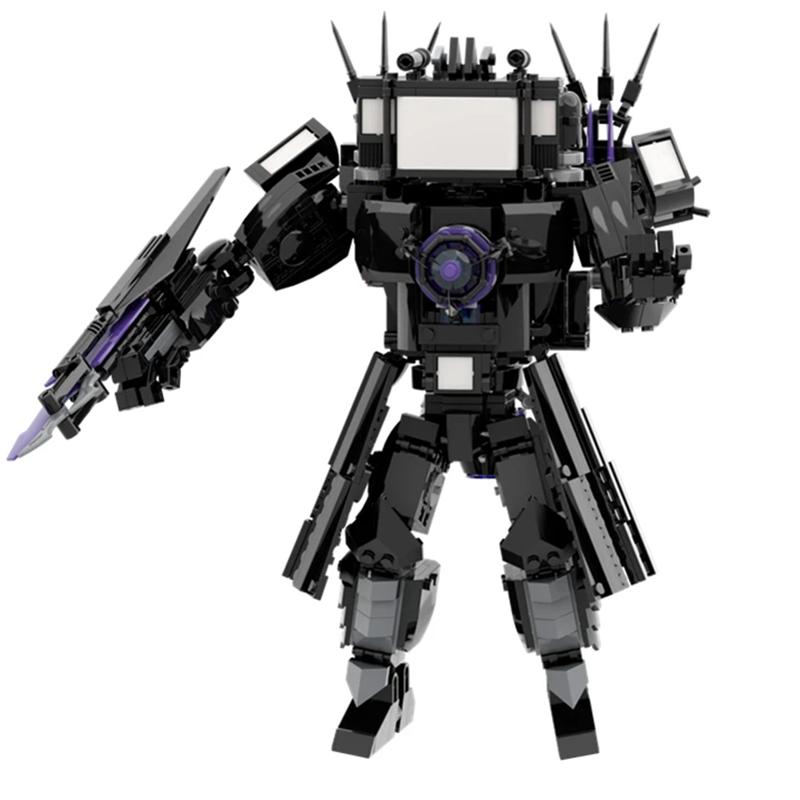 Скибиди Туалет Гигантский Апгрейд Титан ТВ Мен Конструктор Игрушки 835шт Сделай Сам Сборка Обучающие Кирпичики для Мальчиков Девочек Возраст 8-14 Би