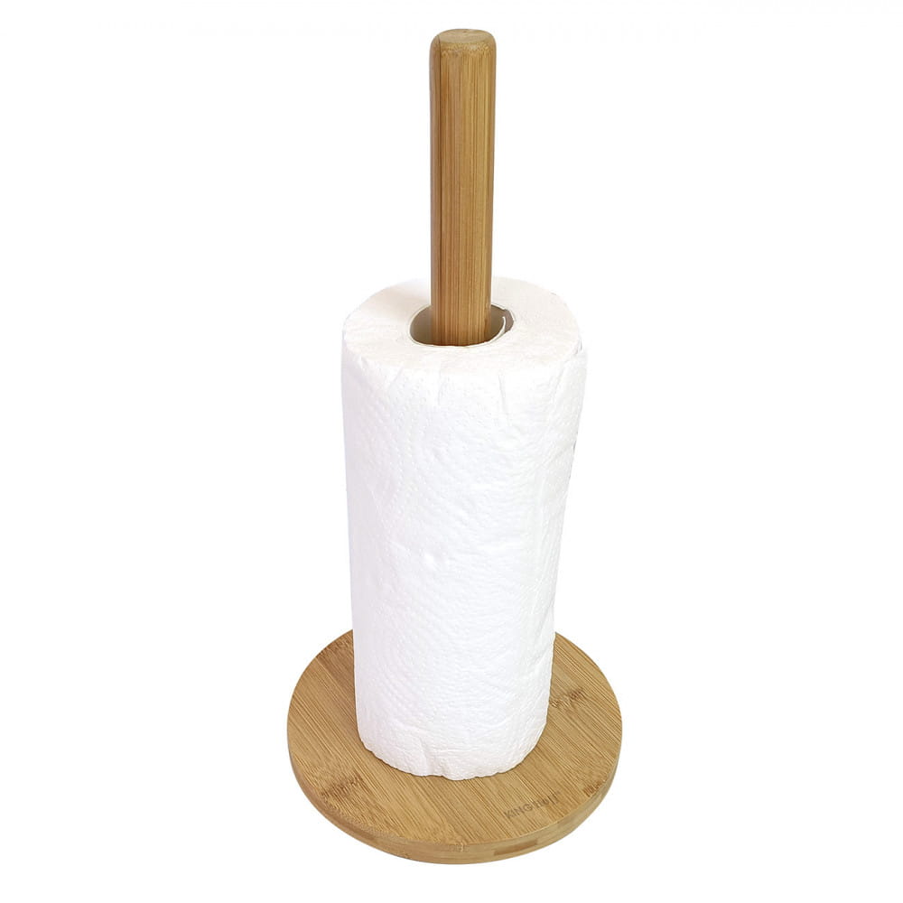 Stojak na ręcznik papierowy bambus KINGHOFF KH-1688