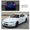 1/24 Nissan Skyline Ares GTR R34 Сплав Модель Спортивного Автомобиля Литые Металлические Гоночные Автомобили Модель Транспортных Средств Звук Свет Детские Игрушки Подарок