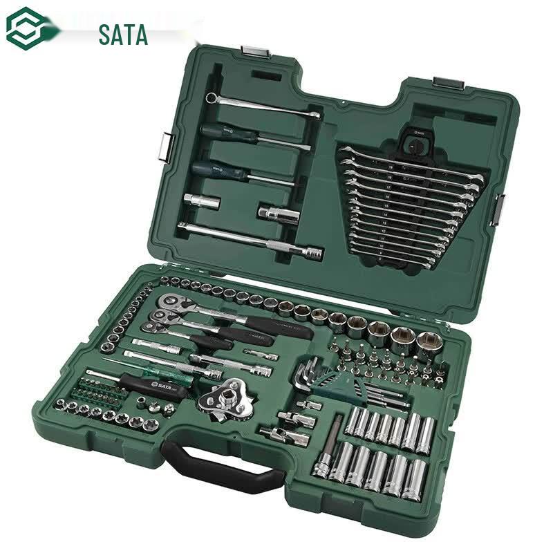 SATA Набор автомобильных инструментов для ремонта, 128 предметов