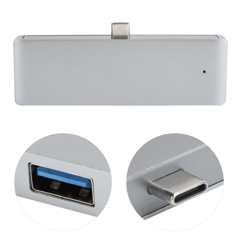 4-в-1 USB-C Хаб Док-станция USB-C на HD Multimedia Interface Аудио 3.5 + USB 3.0 + USB-C Адаптер