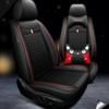 Роскошный чехол на переднее сиденье из искусственной кожи, улучшенная прочная дышащая нескользящая четырехсезонная универсальная защитная подушка на переднее сиденье(Только один чехол на сиденье)