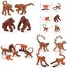 Lifelike Monkey Figurine Plastic Sculpture For Wildlife Education And Decoration