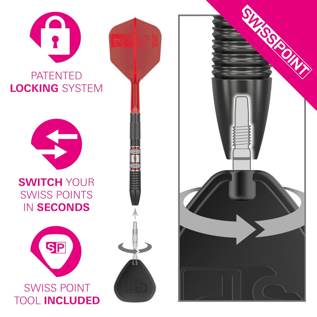 Target 95K Swiss Point Steel 23g Gabriel Clemens Player Model 190362