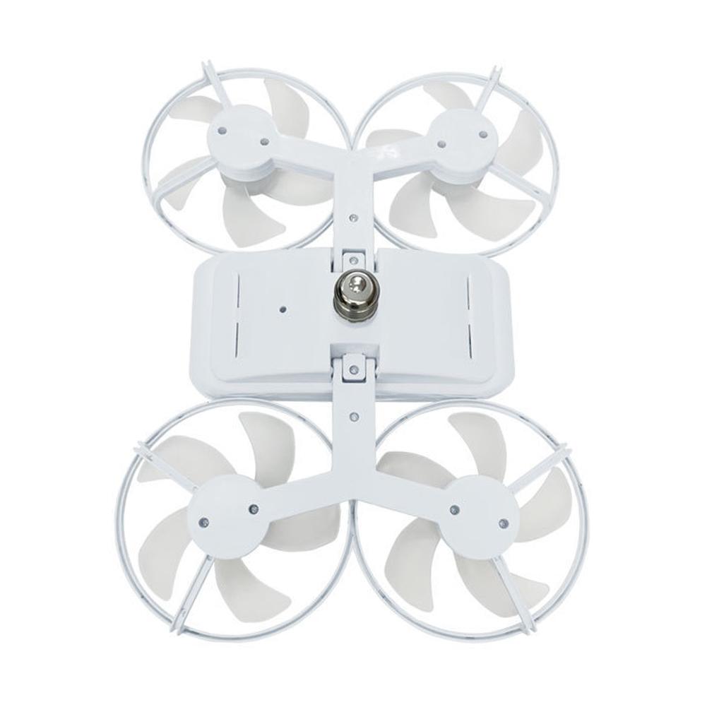 Потолочный светильник-вентилятор 2 в 1, бесшумный, 3 скорости, подвесной вентилятор с подсветкой, складной, в форме дрона, для столовой, спальни, гостиной