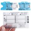 Clear Ecg/Ekg Reference Guide Portable Pocket ECG EKG Calipers Ekg Interpretation Ruler  Nurse