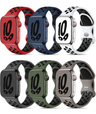 Силиконовые спортивные ремешки для Apple Watch Band 45 мм 44 мм Ultra2 49 мм 38/40 мм 41 мм 42 мм Pride Bracelet iWatch Series 8 7 6 4 5 3 9 SE