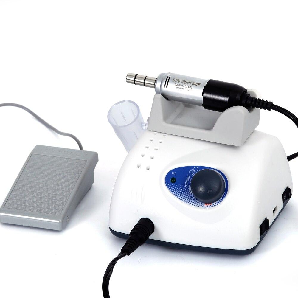 Сильный стоматологический микромотор 210+108Э, наконечник 35000 об/мин для микромотора полировщика стоматологической лаборатории