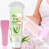 Набор для удаления волос с алоэ, удаление волос на лице для женщин, депиляция для удаления волос на теле, бальзам для удаления волос на лице, руках, ногах и зоне бикини 120 мл