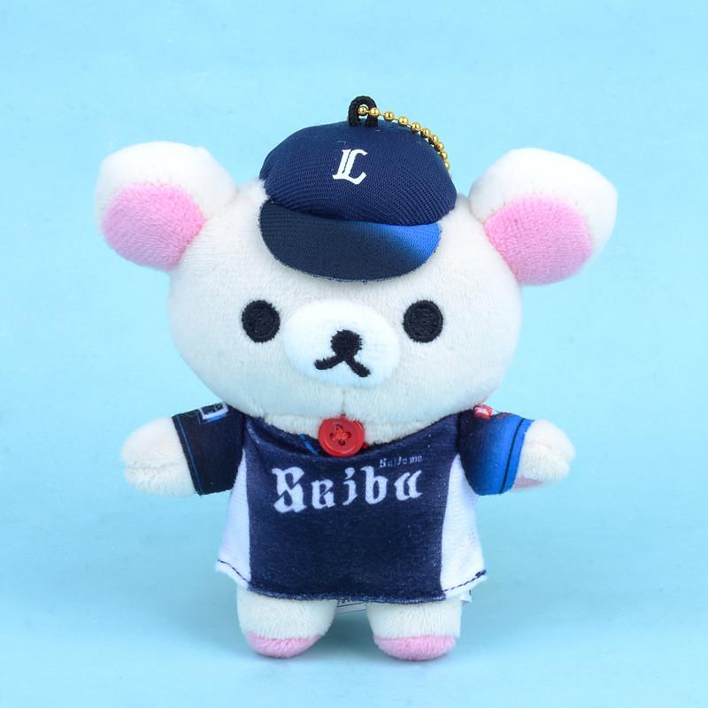 Плюшевый брелок Рилаккума, мультяшная игрушка, мягкая кукла-животное, украшение, детский подарок
