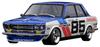 Ignition Model Datsun Bluebird Completed Product 1/18 (510) White/Blue #85