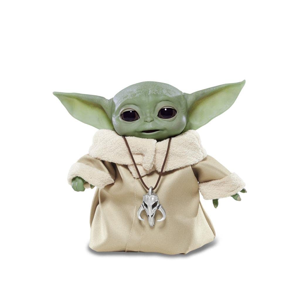 Hasbro Звездные войны Малыш Аниматронная версия Игрушка Мандалорец с питанием, более 25 звуков и движений, для детей от 4 лет, F1119, Аутентичный