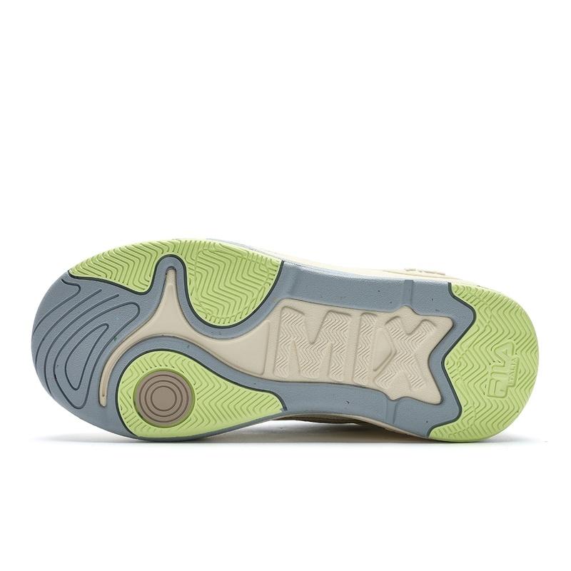 FILA Abrasion Resistant Low top Skateboard Shoes Women's Micro White/Cuban Sand Brown F12W432202FBG