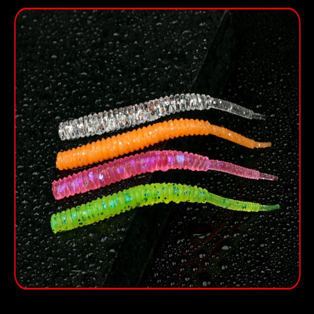 Root Fishing Trout Thread Bass Silicone Baits Worm Soft Lures Small Soft Bait Fishing Soft Bait